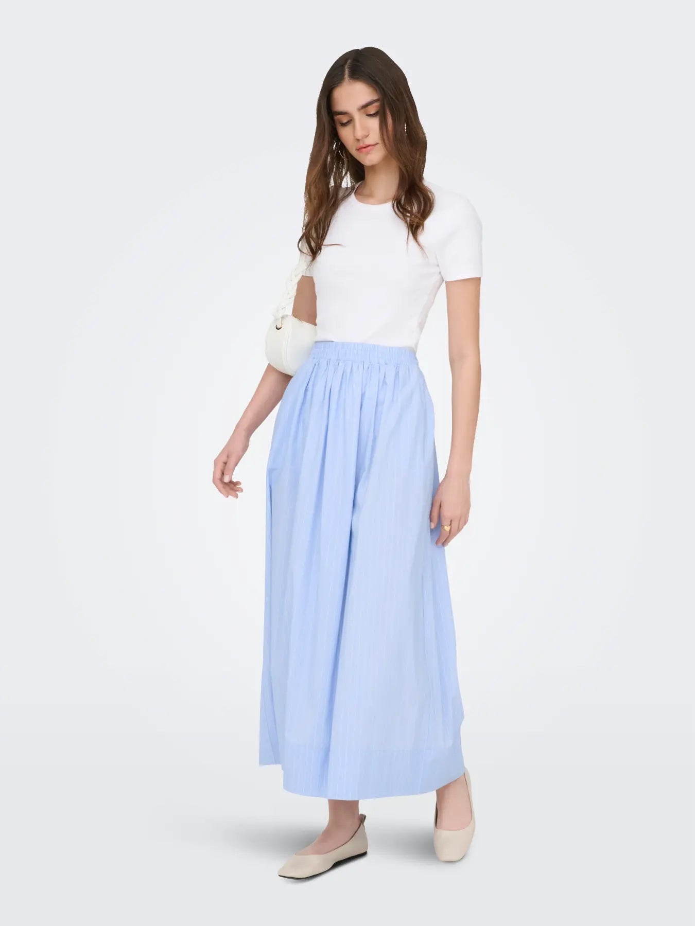 JDYMIO HW MIDI SKIRT- Cashmere blue