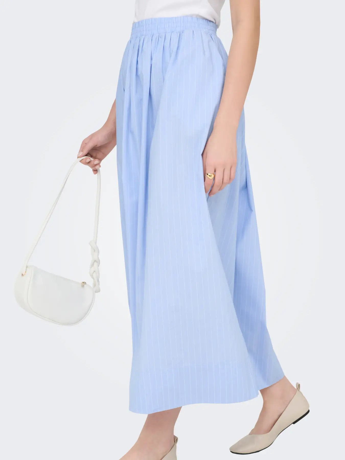 JDYMIO HW MIDI SKIRT- Cashmere blue