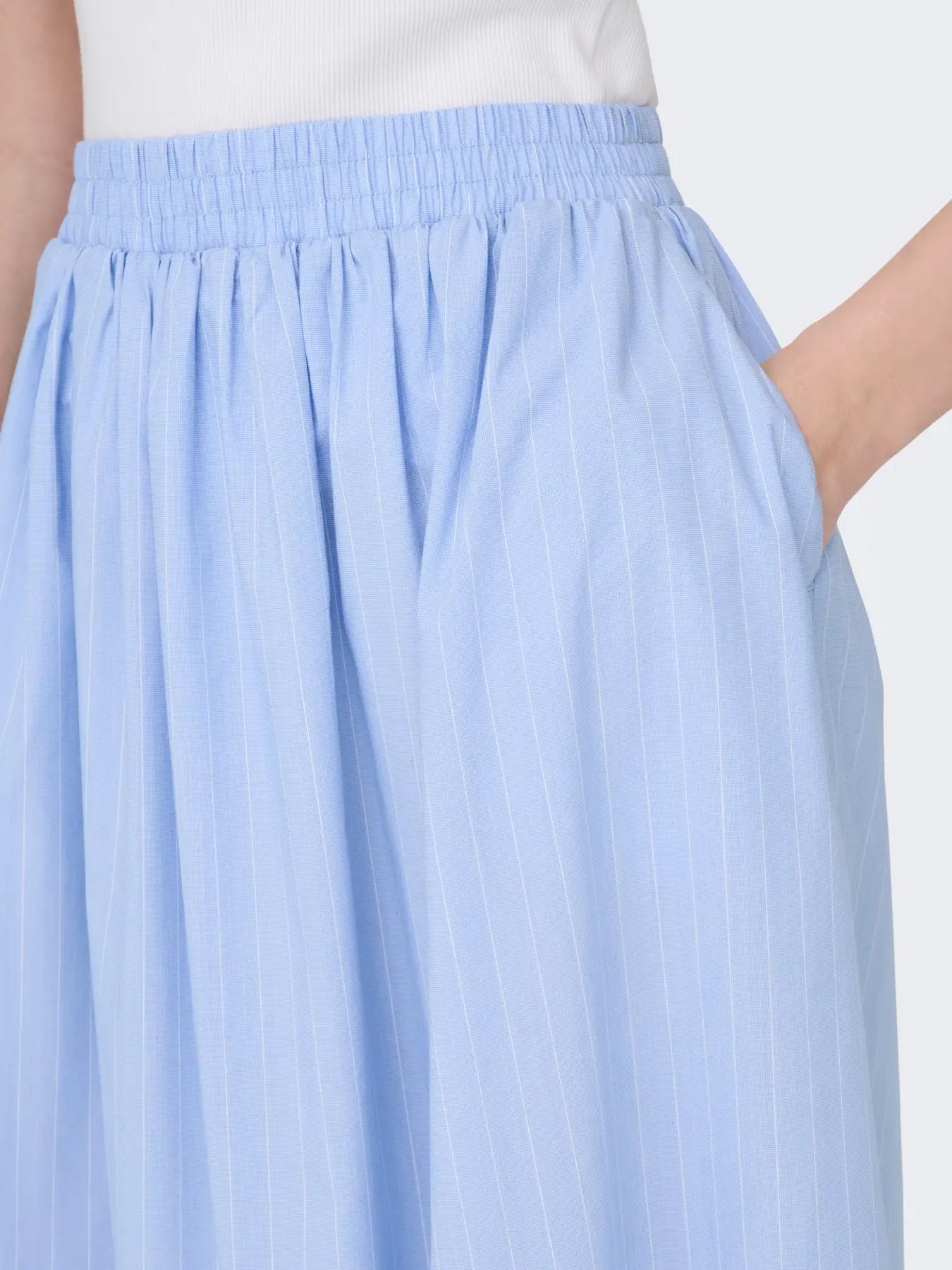 JDYMIO HW MIDI SKIRT- Cashmere blue