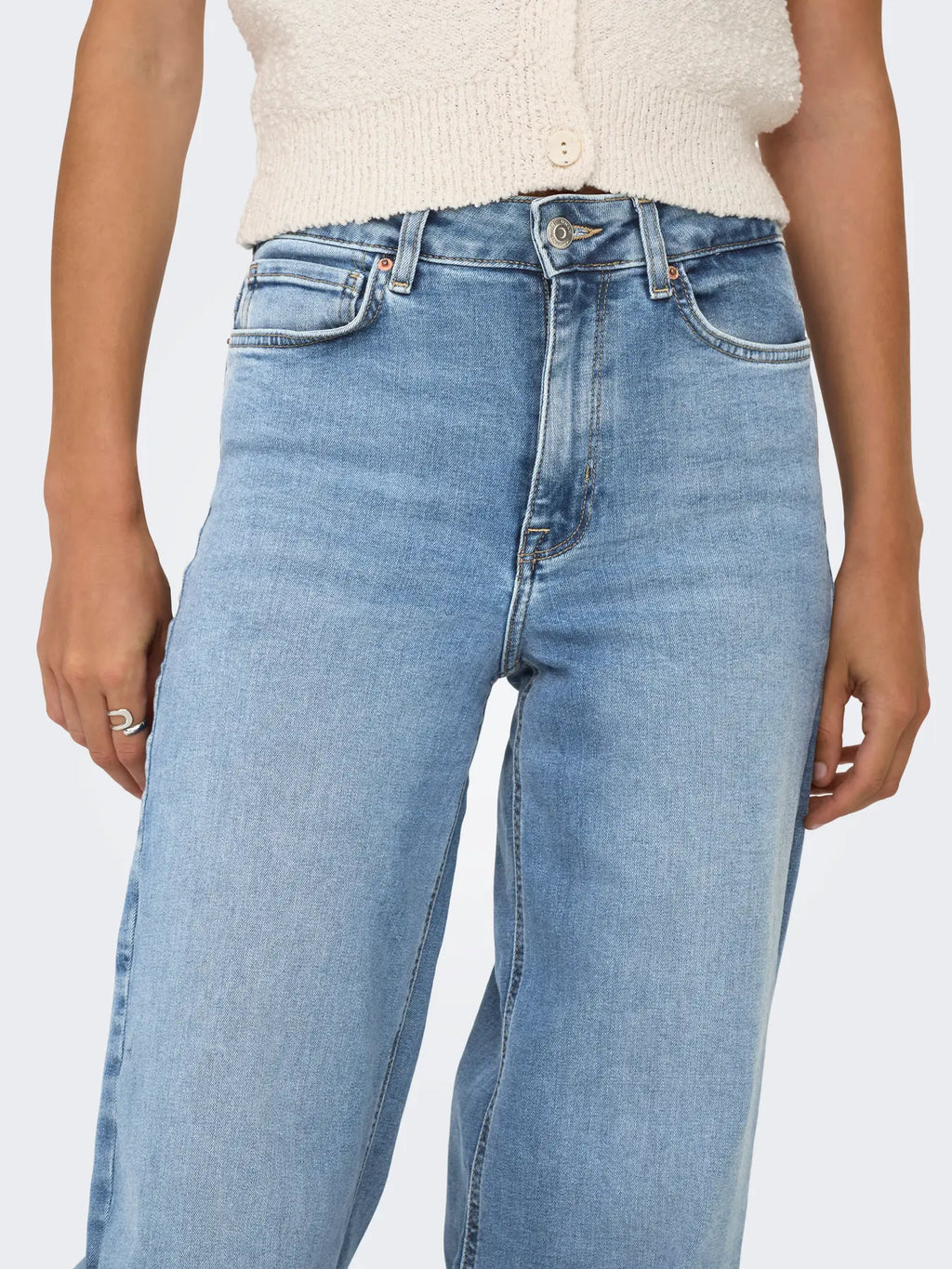 ONLMADISON BLUSH HW WIDE DNM CRO371