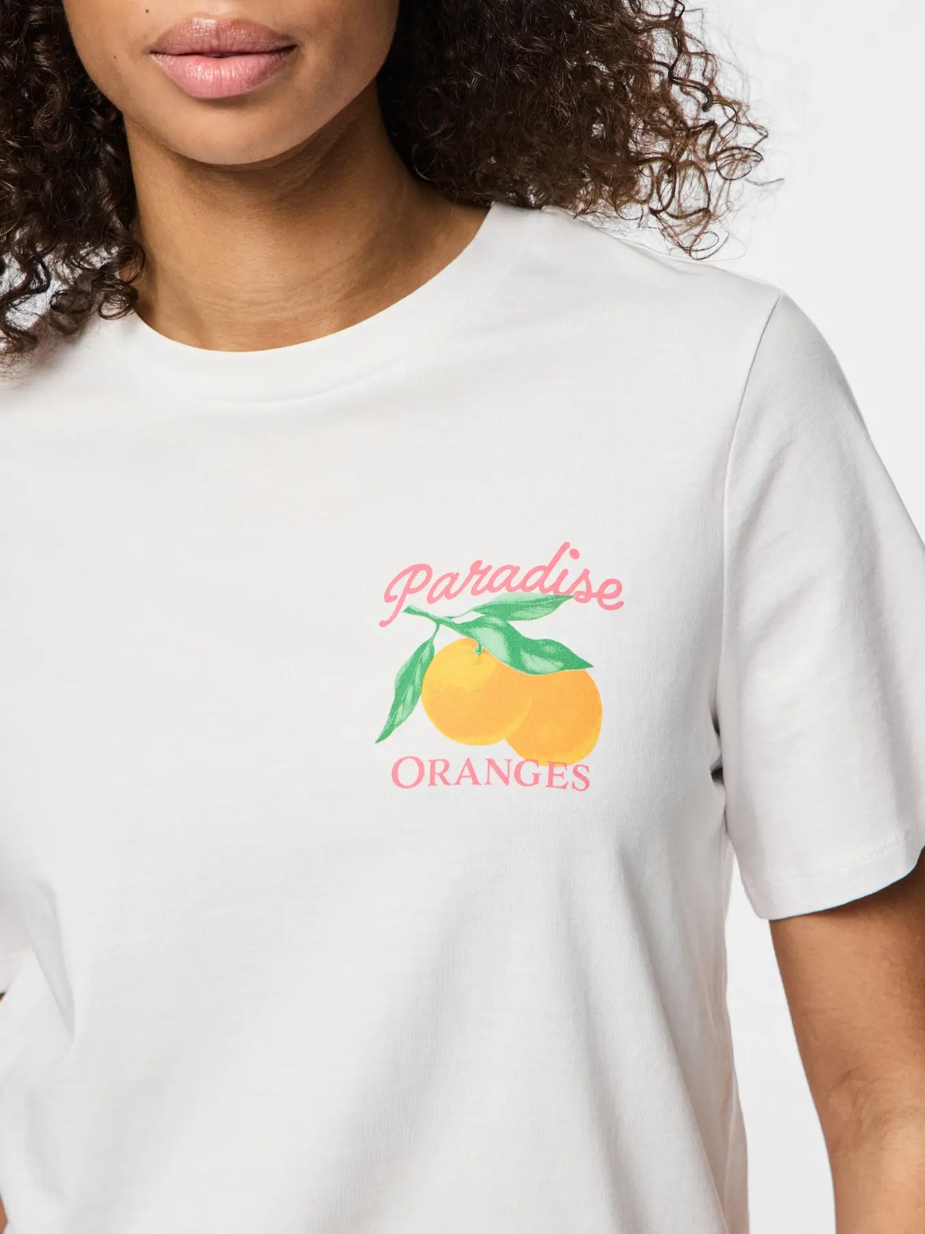 PCSUMMER SS PRINTED T-SHIRT