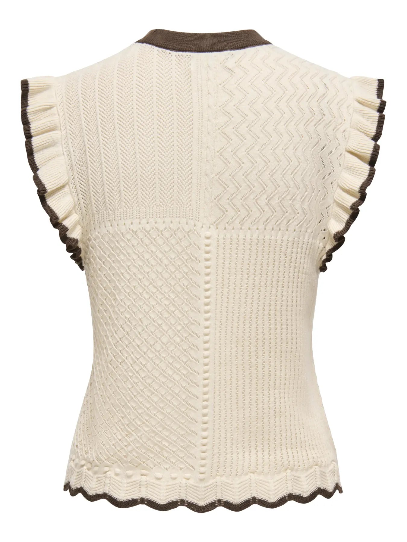 JDYVIOLET S/L FRILL PULLOVER