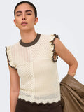 JDYVIOLET S/L FRILL PULLOVER