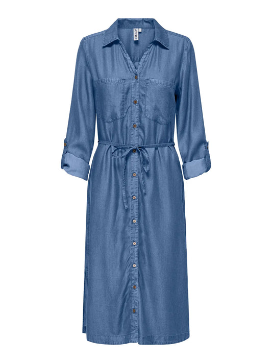 ONLCHARIS LIFE LS BEL SHIRT DRESS