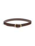 PCJUVA SUEDE JEANS BELT HOT FUDGE