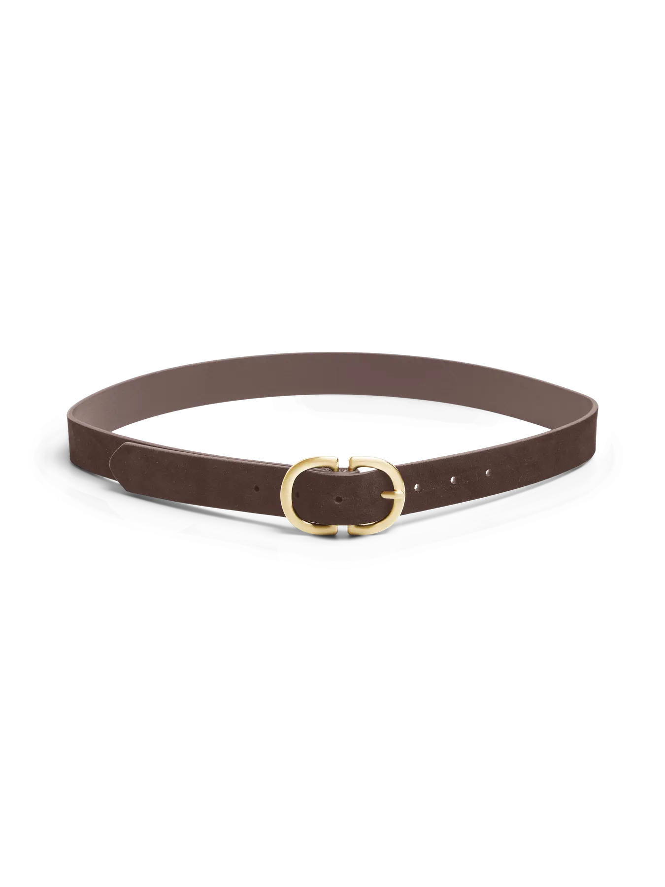PCJUVA SUEDE JEANS BELT HOT FUDGE