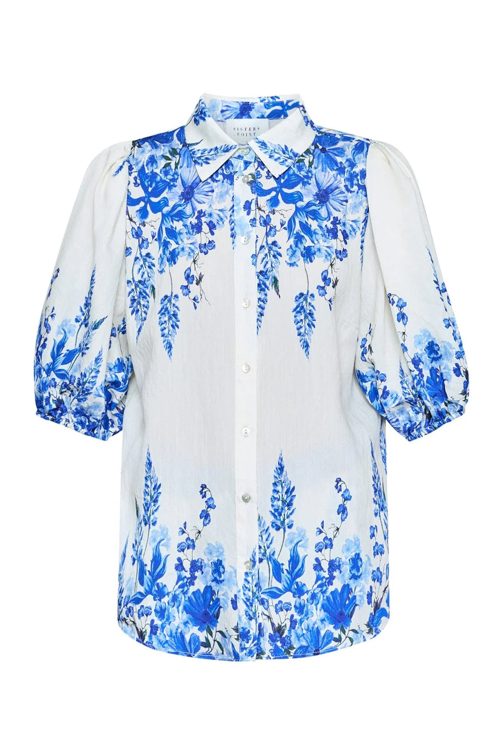 ELLA SHIRT- BLUE FLOWER