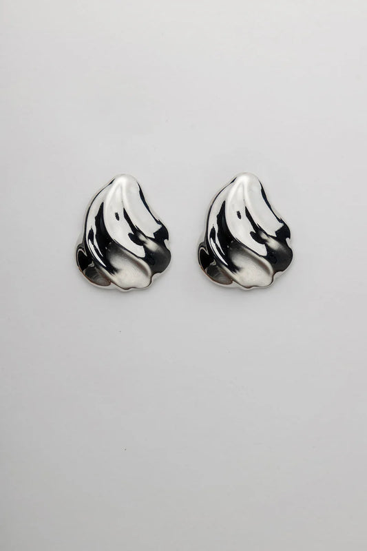 Swirl Earrings Silver