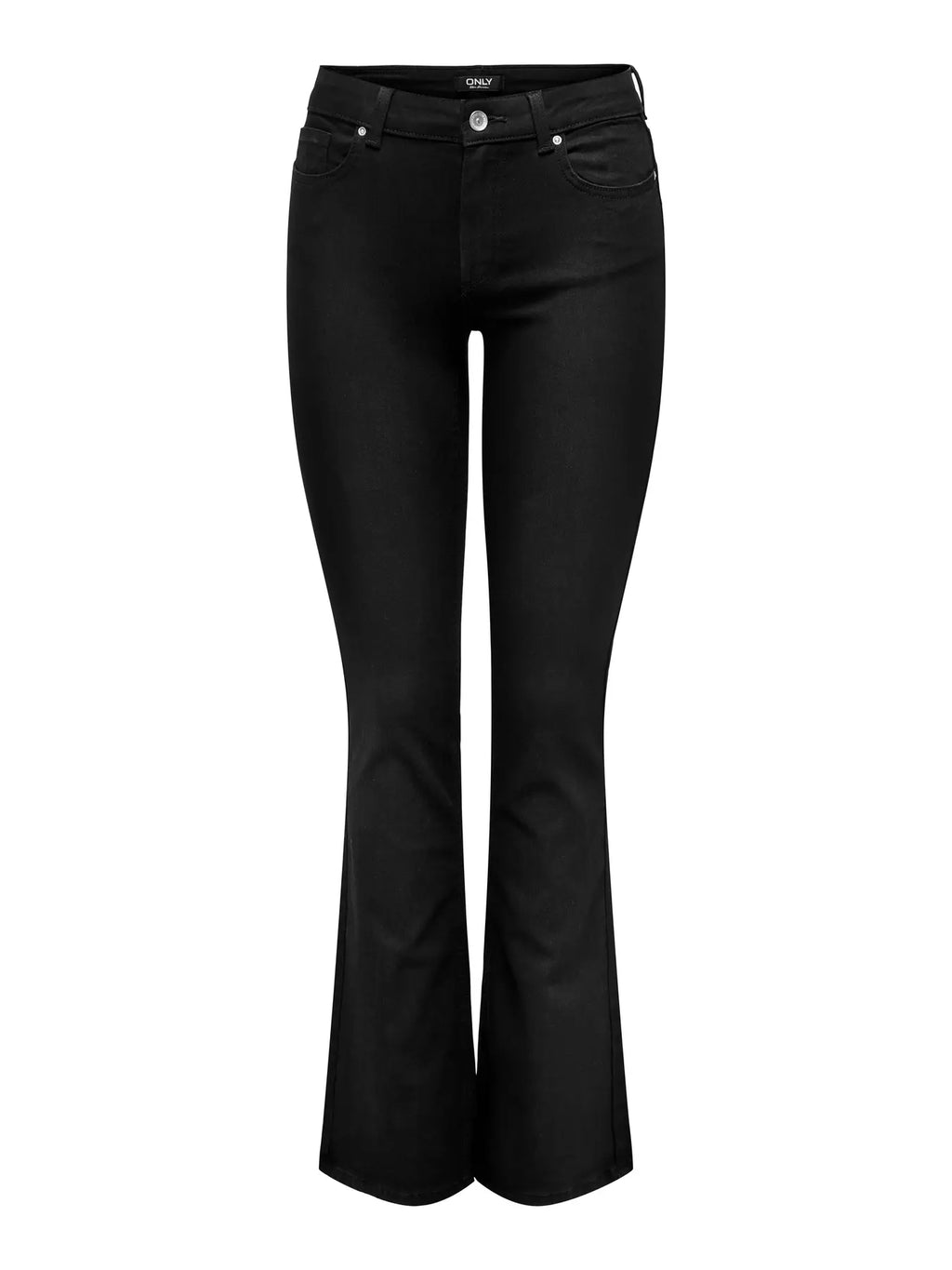 ONLBLUSH MID FLARED JEANS BLACK