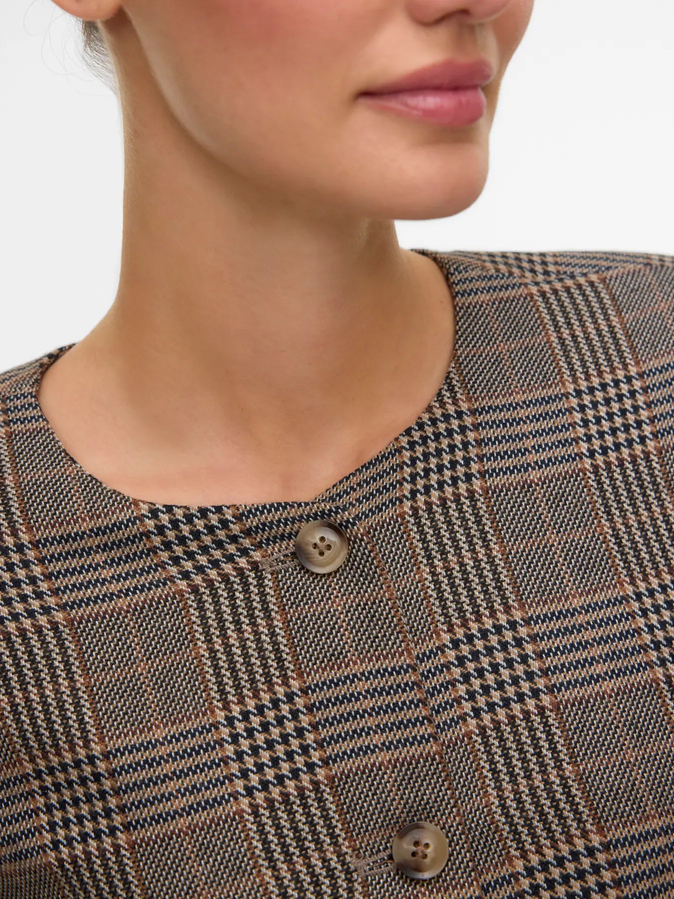 VMSTINA LS CHECK BLAZER