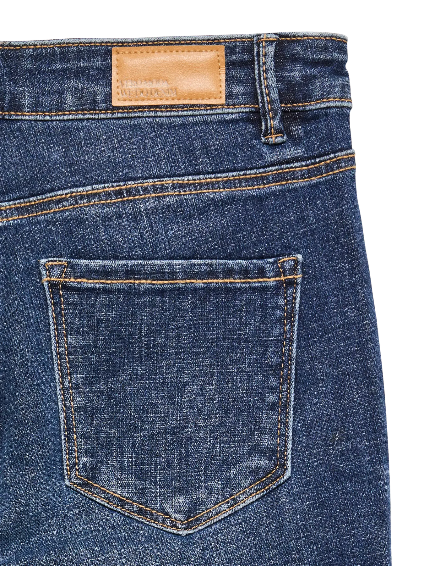 VMFLASH MR STRAIGHT JEANS LI3300 DARK BLUE DENIM
