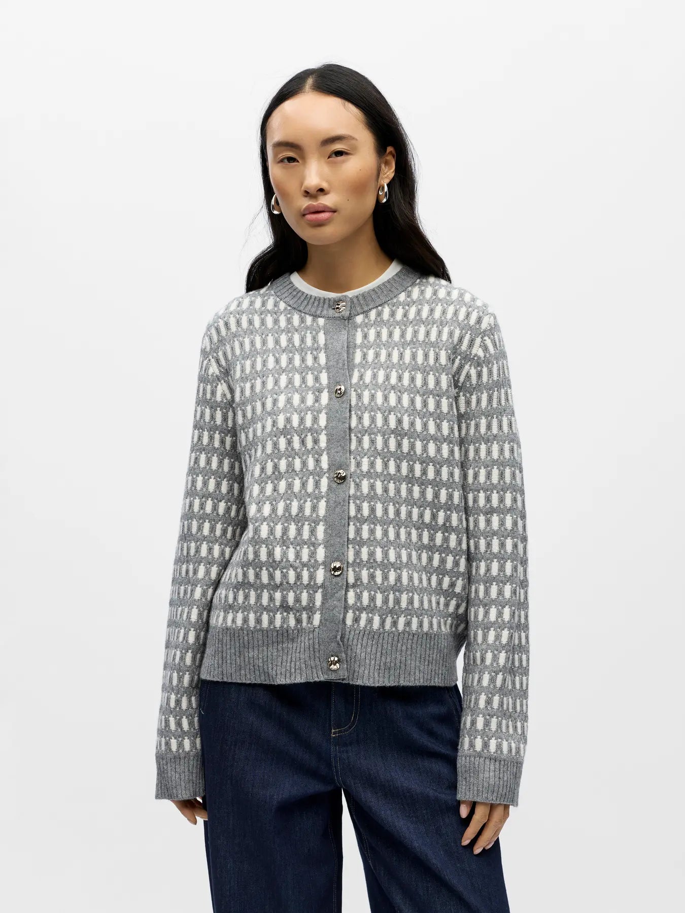 OBJTHESS L/S CARDIGAN MGM