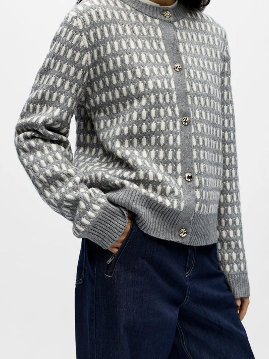 OBJTHESS L/S CARDIGAN MGM