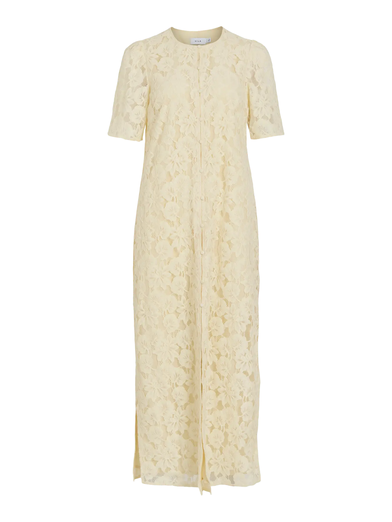 VIMALA 2/4 SLEEVE LACE DRESS