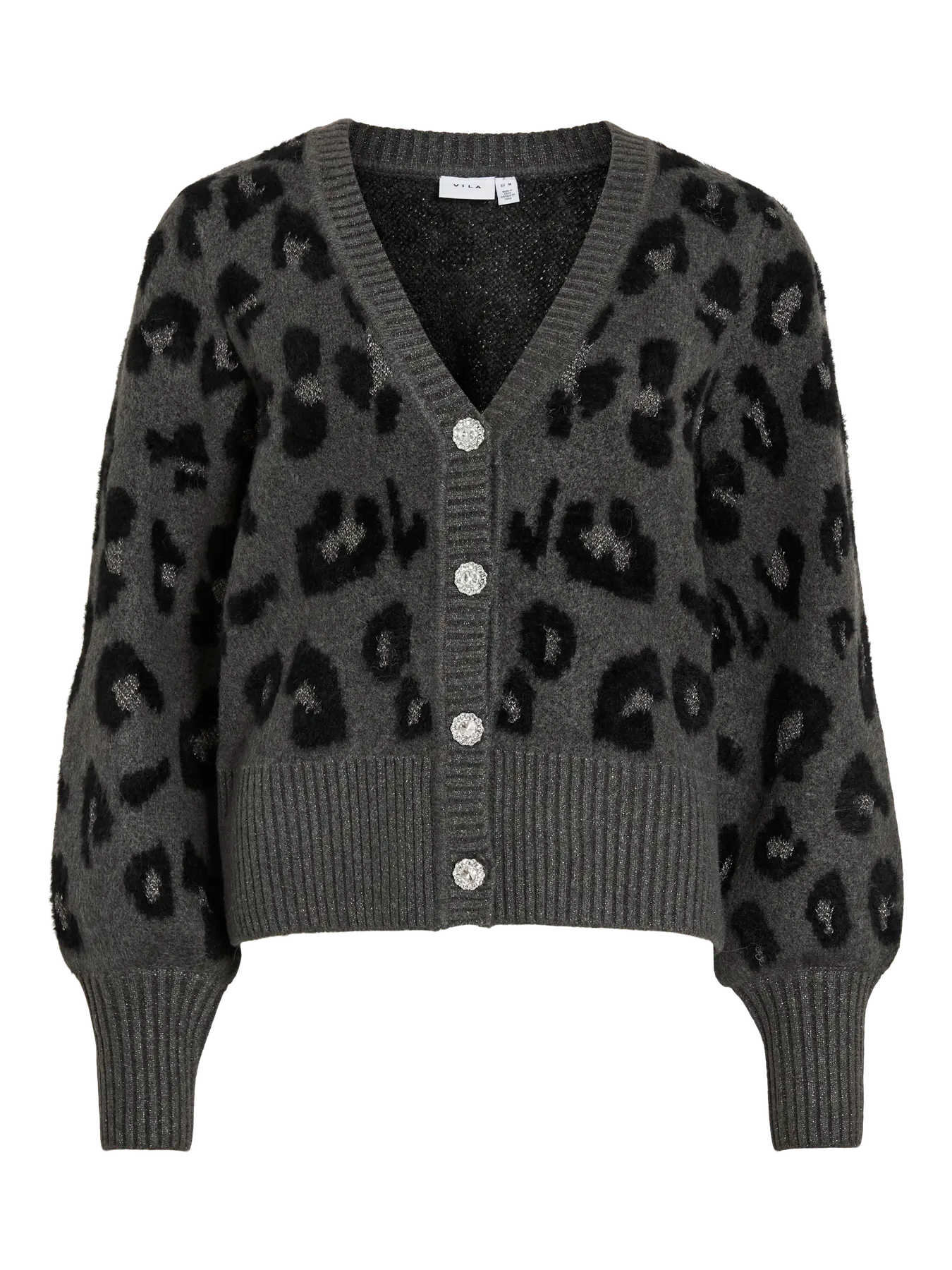 VILAO L/S V-NECK LEO CARDIGAN