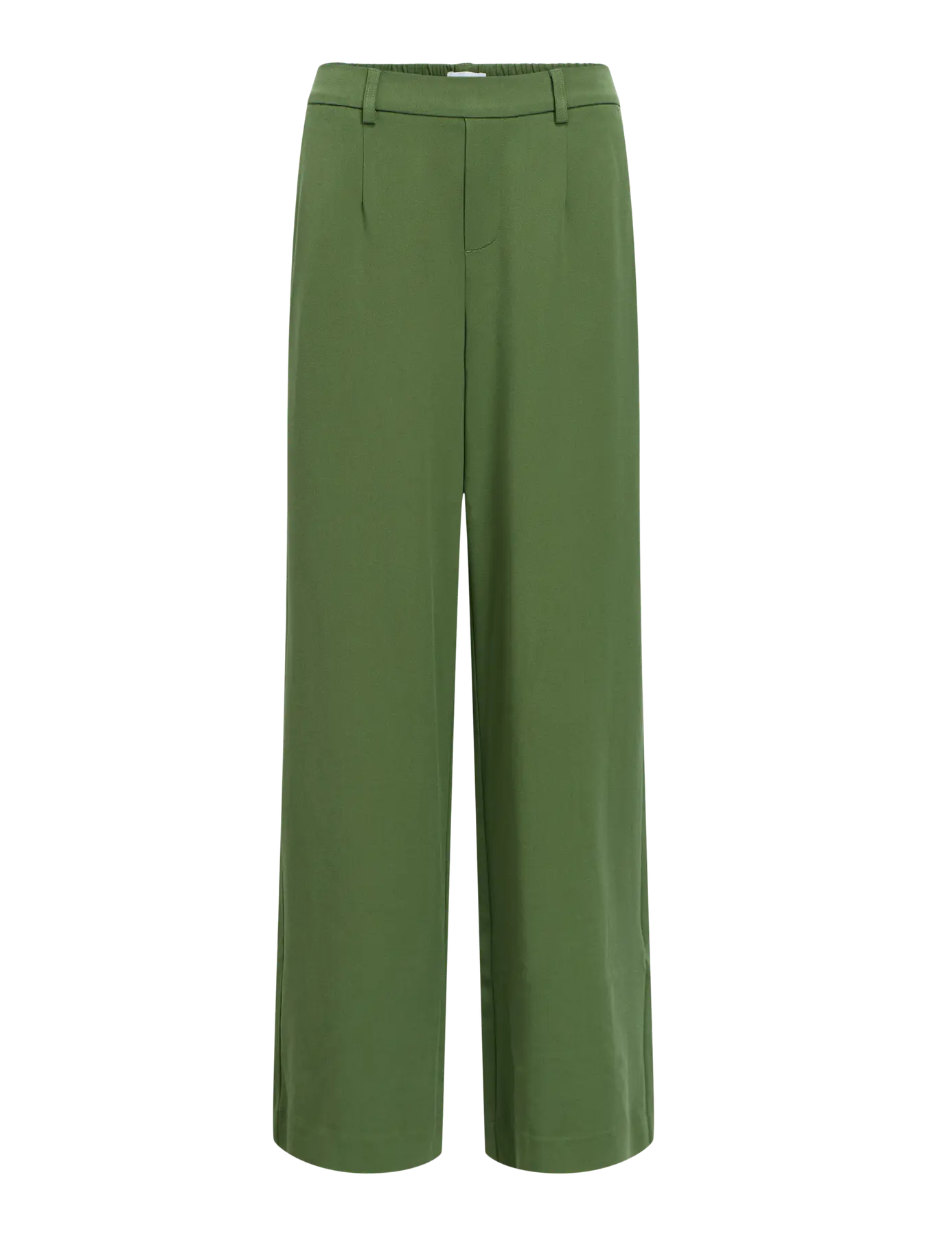 OBJLISA WIDE PANT BRONZE GREEN