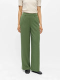 OBJLISA WIDE PANT BRONZE GREEN
