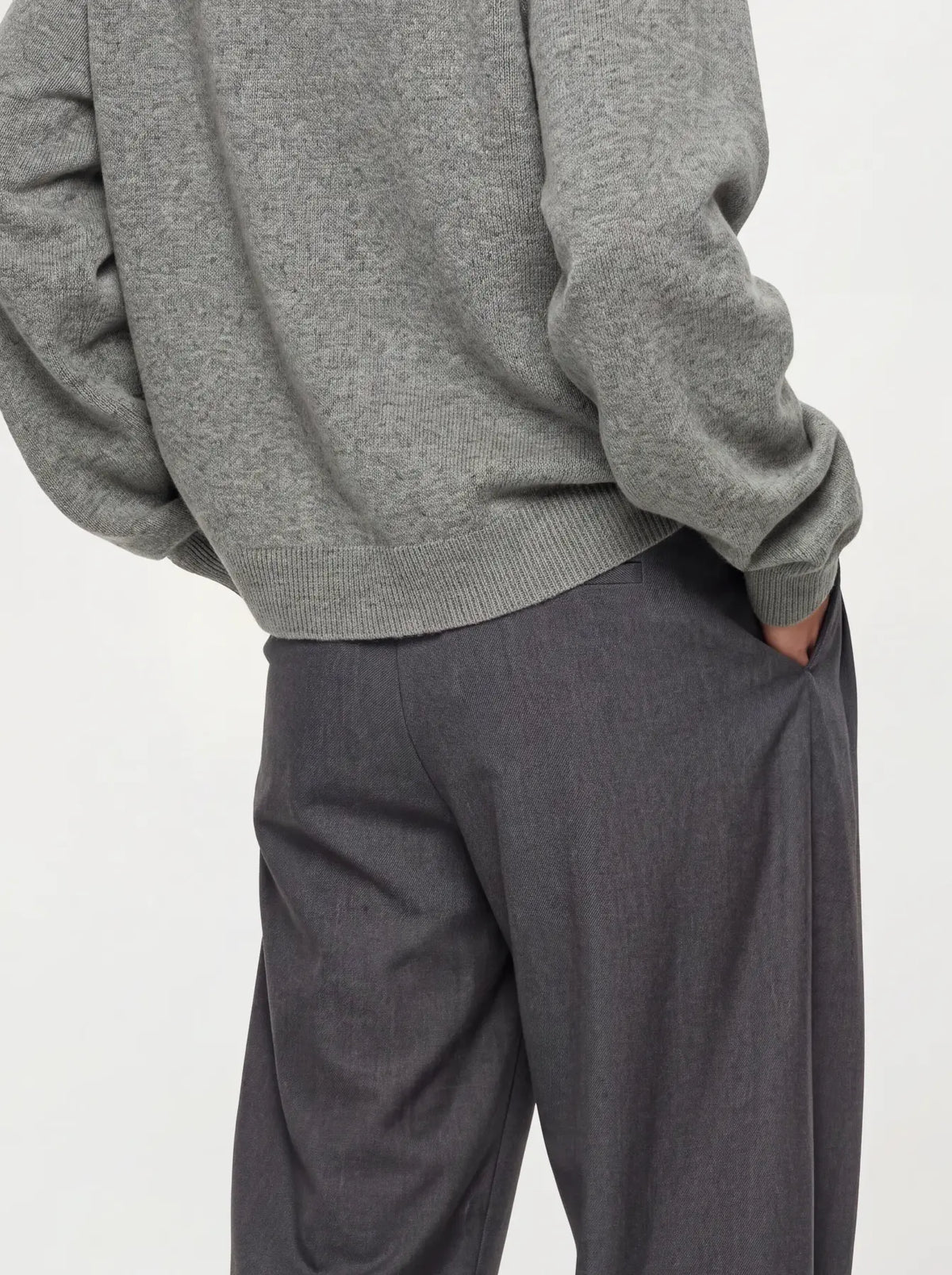 OBJLISA HW ANKLE BARREL PANT MGM