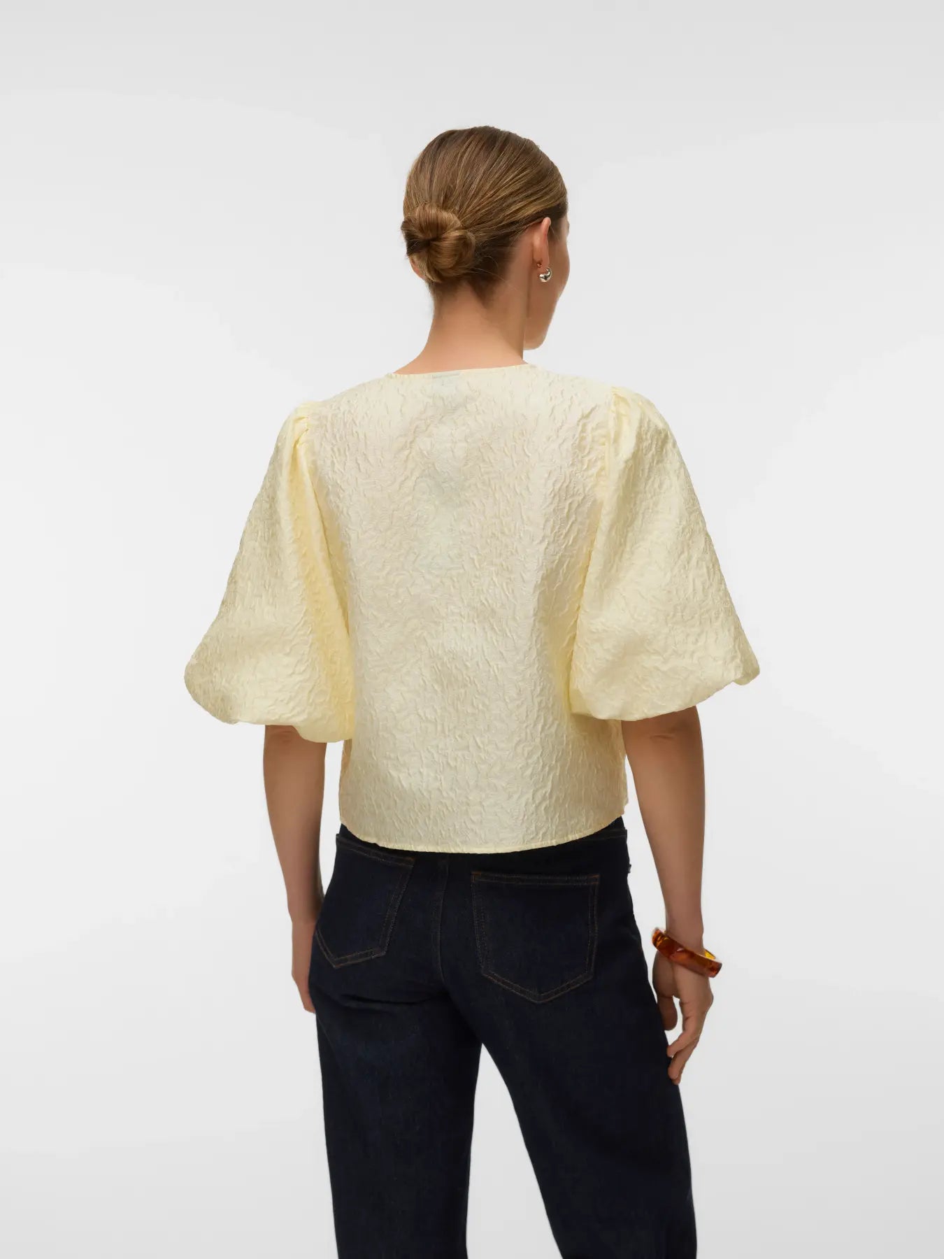 VMLAIA 2/4 O-NECK TOP PEAR SORBET