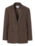 PCKAMIL LS LOOSE BLAZER HOT FUDGE