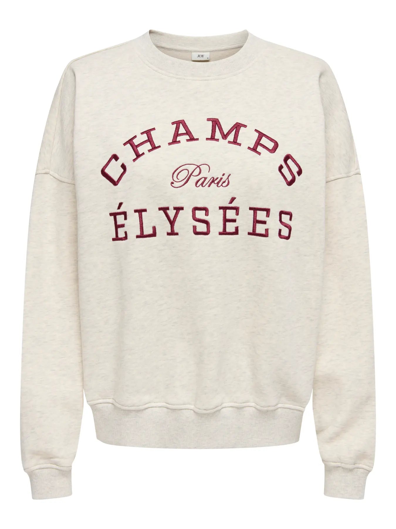 JDYMESA L/S O-NECK EMB SWEAT