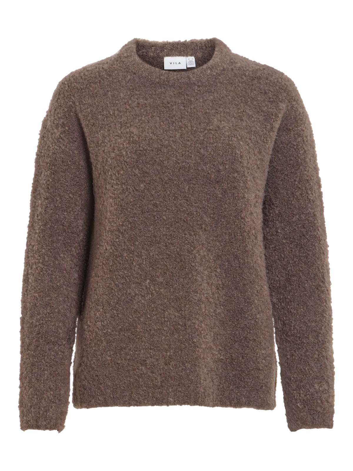 VIDAYA O-NECK L/S KNIT TOP FALCON