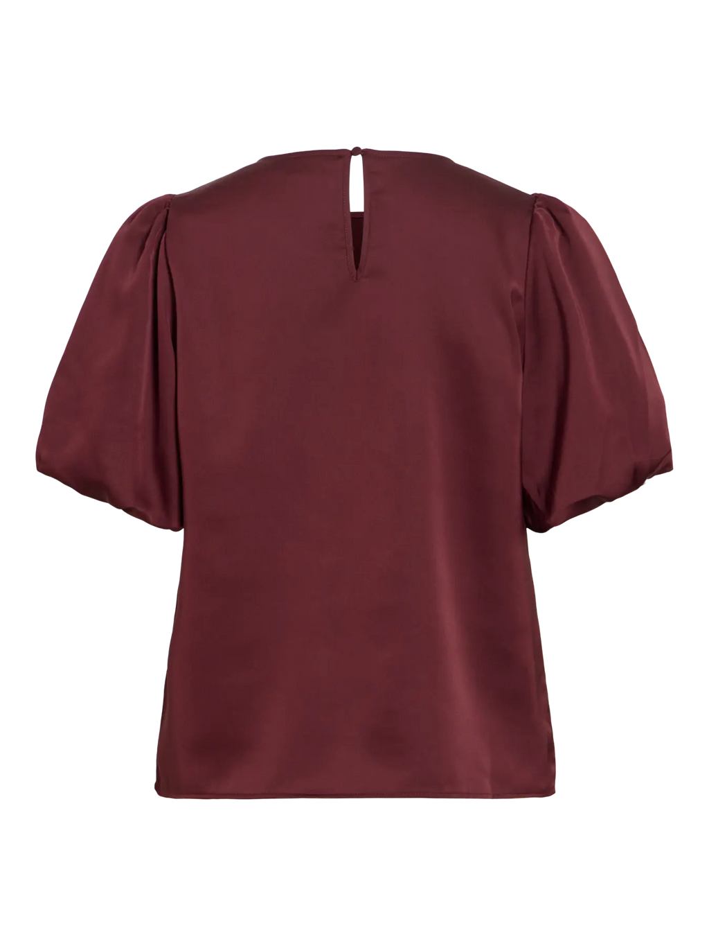 VIELLETTE 2/4 SATIN PUFF TOP PORT ROYAL