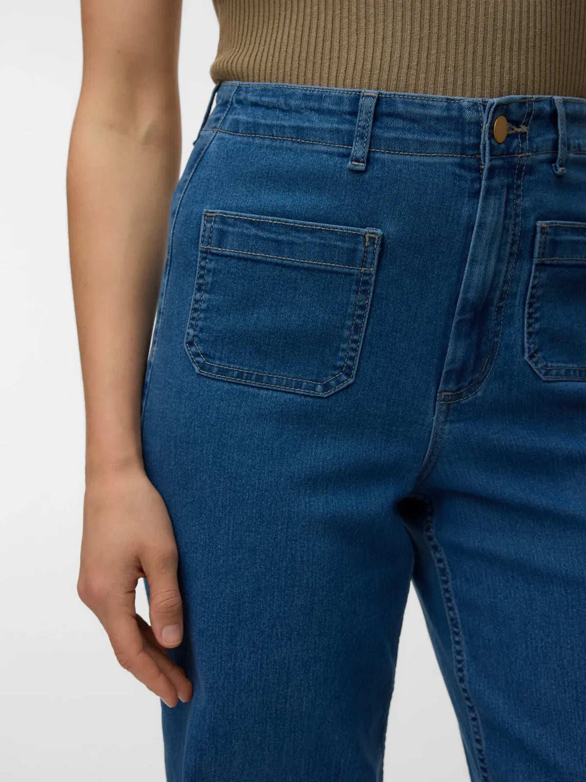VMKAYLA HR WIDE POCKET JEANS