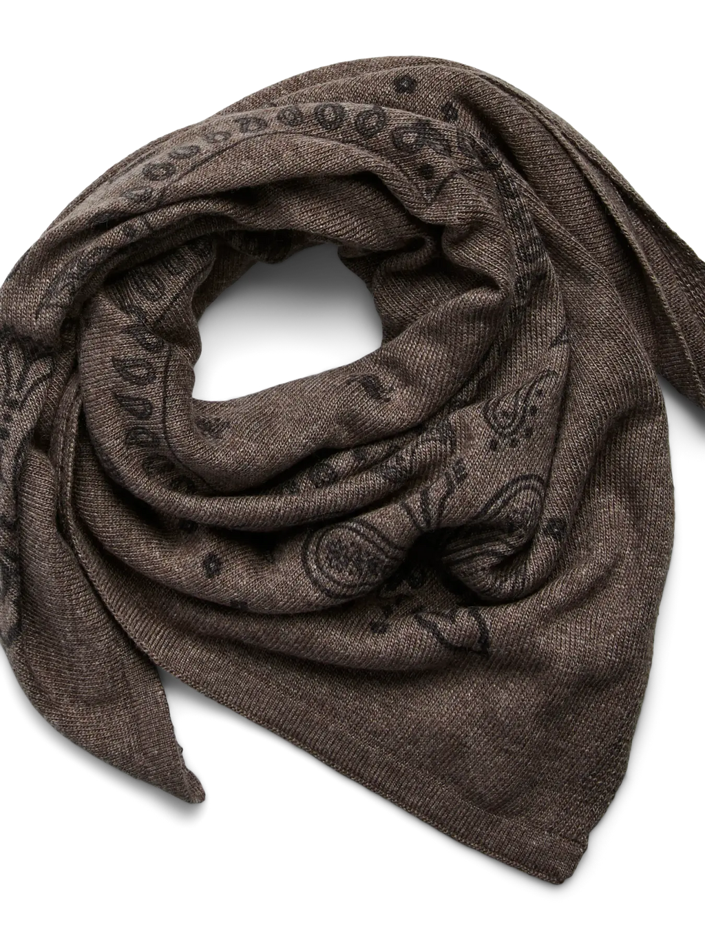 PCNOVIS SMALL SQUARE SCARF MOREL