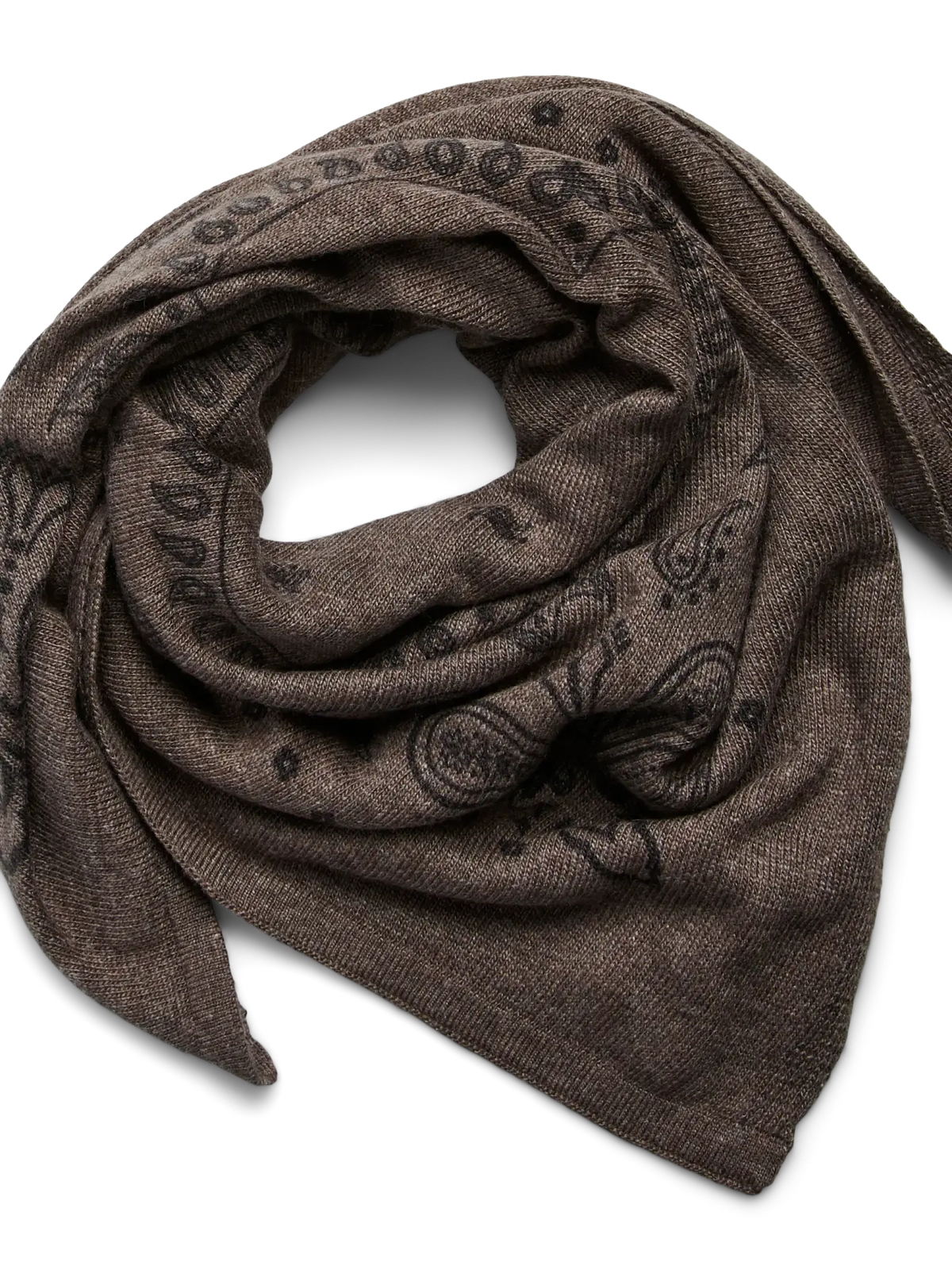 PCNOVIS SMALL SQUARE SCARF MOREL