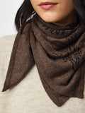 PCNOVIS SMALL SQUARE SCARF MOREL