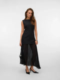 VMFIVA SL LONG PLEATED DRESS