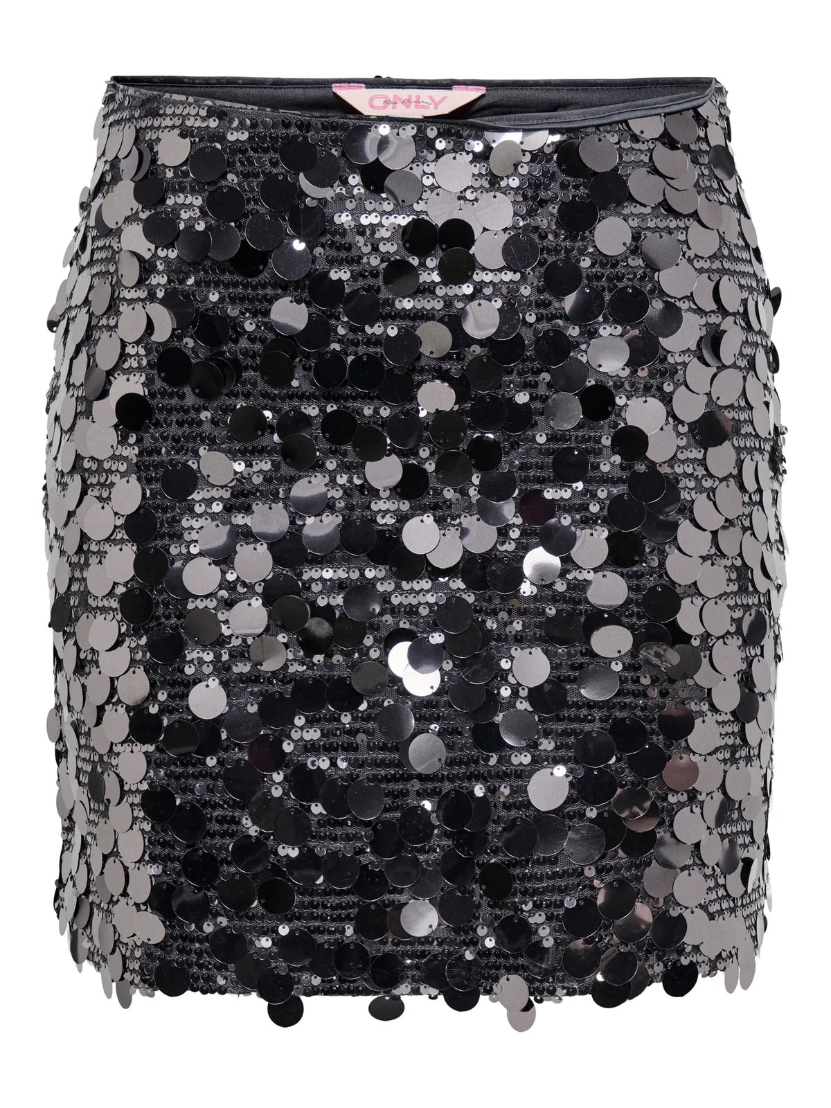ONLJADEL SEQUINS SKIRT GUNMETAL