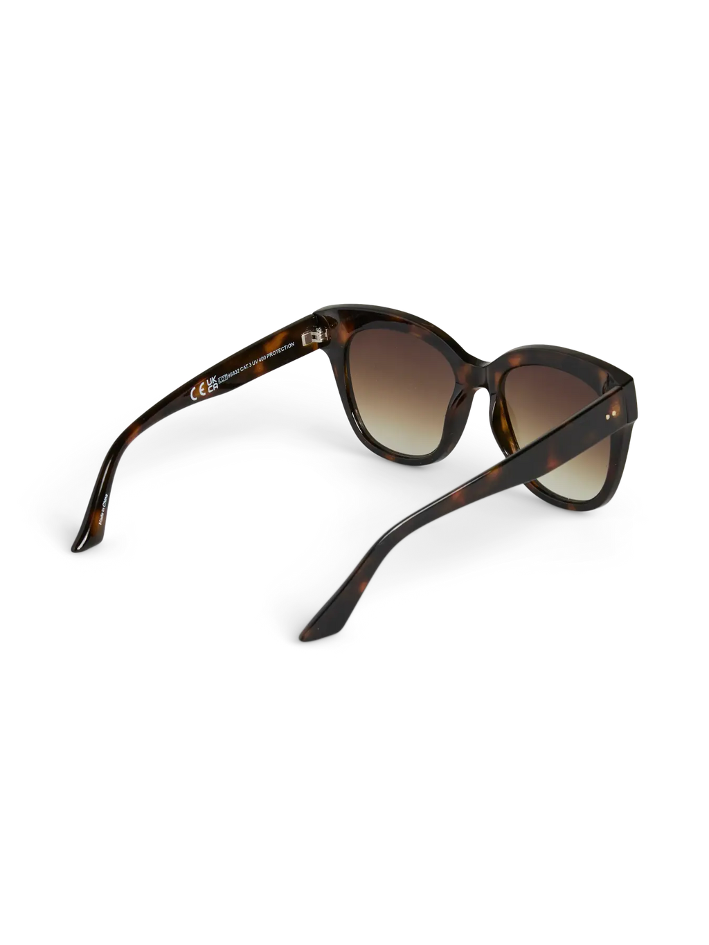 PCBELINA SUNGLASSES BLACK TURTLE