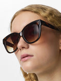 PCBELINA SUNGLASSES BLACK TURTLE
