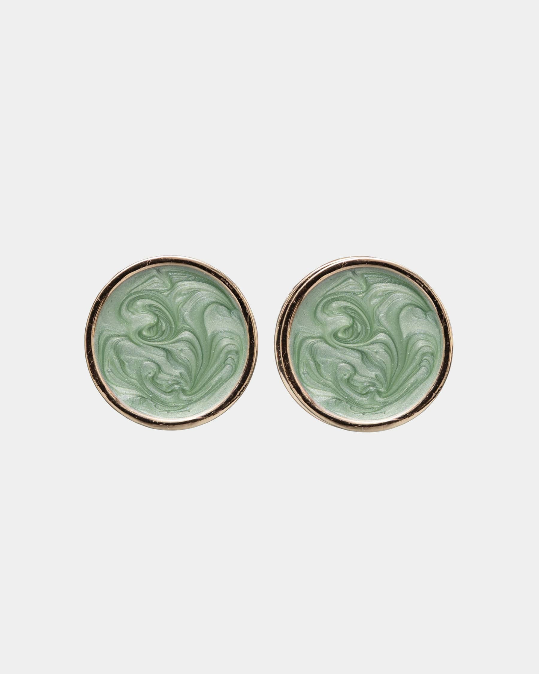 Ava Pearl Earrings- Pearl green