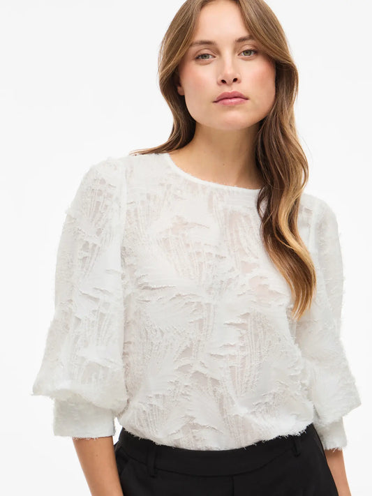 VITATE 3/4 O-NECK TOP